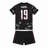 Stroje piłkarskie Kanada Alphonso Davies #19 Koszulka Wyjazdowej dla dzieci MŚ 2026 Krótki Rękaw (+ szorty)
